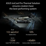 Asus ProArt Studiobook 16 OLED H7600ZM-OLED007W Laptop Intel Ci7-12700H 16GB RAM 1TB SSD RTX 3060 6GB 16-inch WQUXGA Win11 Black - 90NB0XD1-M00460