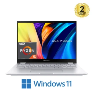 Asus Vivobook S 14 Flip TN3402YA-LZ005W Laptop 14 inch WUXGA Flip Touch AMD R5 -7530U 8GB RAM 512GB SSD AMD Radeon Win11 Silver - 90NB1112-M006H0