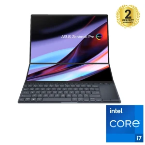 ASUS Zenbook Pro 14 Duo OLED UX8402ZE-OLED007W Laptop Intel Ci7-12700H, 16GB RAM 1TB SSD RTX 3050Ti 4GB, 14.5-inch 3K OLED Touch Win11 Black