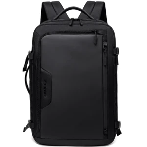 Arctic Hunter B00187 - 15.6 Inch Waterproof Laptop Backpack With USB Charging Port - Black