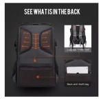 Arctic Hunter B00387 15.6-Inch Laptop Multi-Functional Travel Laptop Waterproof Backpack - Black