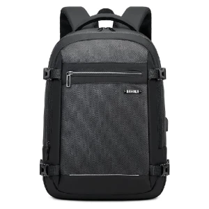 RAHALA EF92M Business Casual Travel Water Resistant 15.6-inch Laptop Backpack - Black