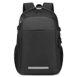 RAHALA 2300 Casual Waterproof Backpack USB Port - Black