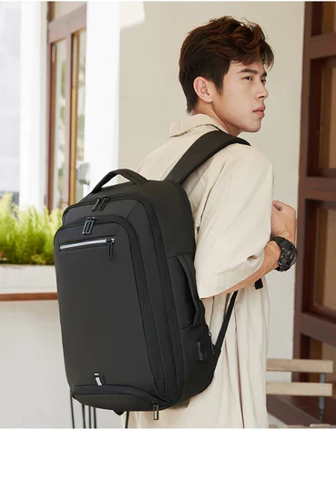 Rahala Rl-5306 Expandable15.6 Inch Laptop Travel Backpack Waterproof ...
