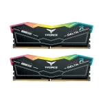 ذاكرة كمبيوتر من تيم جروب T-Force Delta RGB  بسعة 32 جيجابايت (16 جيجا *2) تردد 6000 ميجاهرتز DDR5