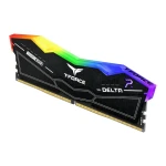 ذاكرة كمبيوتر من تيم جروب T-Force Delta RGB  بسعة 32 جيجابايت (16 جيجا *2) تردد 6000 ميجاهرتز DDR5