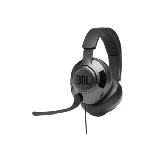 JBL Quantum 200 - Wired Over-Ear Gaming Headphones Stereo Flip Up Mic 3.55mm Plug - Black