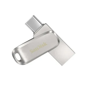 Sandisk Flash Memory 64GB Ultra Dual Drive Luxe Type C, SDDDC4-064G-G46 - Silver