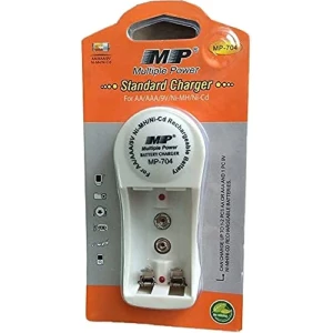 MP Multiple Charger for Rechargable Batteries 2 in 1 9V - MP-704