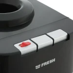 Fresh EL Shabh Water Dispenser 3 Faucets Hot, Cold and Normal With Refrigerator Black FW-16BRB