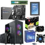 PC Gaming Bundle Intel Ci5-10400F+Fan, MSI PRO H510M-B Motherboard, 8GB RAM, 128GB SSD, MSI Geforce GT730 4GB, XIGMATEK Hero II Case + Z-Power 600W