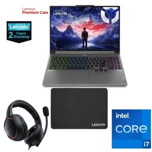 Lenovo Legion 5 16IRX9 Gaming Laptop Intel Ci7-14650HX 16GB RAM 1TB SSD RTX 4060 8GB, 16" WQXGA 240Hz Win11 + MousePad -2 Years - 83DG004WED