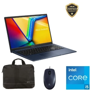 ASUS Vivobook 15 X1504VA-NJ005W Laptop Intel Ci5-1335U 8GB RAM 512GB SSD Intel Iris Xe Graphics 15.6-Inch FHD Win11 Quite Blue - 90NB10J1-M008L0