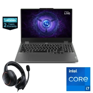 Lenovo LOQ 15IRX9 Gaming Laptop Intel Ci7-13650HX 16GB RAM 512GB SSD RTX 4050 6GB 15.6" FHD 144Hz G-SYNC DOS Luna Grey 2 Years Warranty - 83DV008PED