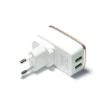 LDNIO A2204 Travel Wall 2 USB Ports Fast Charger With Type C Cable