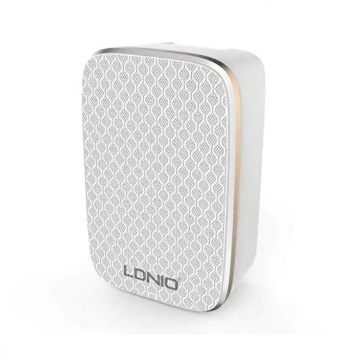 LDNIO A2204 Travel Wall 2 USB Ports Fast Charger With Type C Cable
