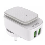 LDNIO  A2205 Wall Charger with Night Light and 2 USB with Type-C Cable