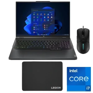 Lenovo Legion Pro 5 16IRX9 Gaming Laptop Intel Ci7-14650HX 16GB RAM 1TB SSD RTX 4060 8GB, 16" WQXGA 240Hz, DOS, Grey + Mouse, MousePad - 83DF00FRED