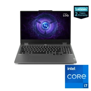 Lenovo LOQ 15IRX9 Gaming Laptop Intel Ci7-14700HX, 16GB RAM, 1TB SSD, NVidia GeForce RTX 4060 8GB, 15.6" FHD 144Hz G-SYNC, DOS, Luna Grey -83DV00VLED