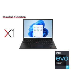 Lenovo Laptop ThinkPad X1 Carbon Intel  Ci7-1165G7 16GB RAM 1TB SSD 14-inch WUXGA Intel Graphics Win10 USB-C to Ethernet Adapter - 20XW000QAD