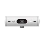 Logitech Webcam Brio 500 Full HD 1080p webcam with light correction, auto-framing, and Show Mode Off White 960-001428