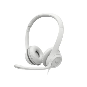 Logitech H390 USB Computer Headset Off-white - 981-001286