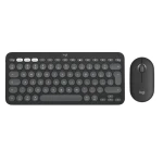 Logitech Pebble 2 Bluetooth Wireless Combo Keyboard and Mouse Tonal Graphite 920-012251