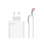 Xiaomi 120W Mi Power Adapter Suit With Type-C Cable - White - 14 Days Warranty