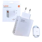 Xiaomi 120W Mi Power Adapter Suit With Type-C Cable - White - 14 Days Warranty