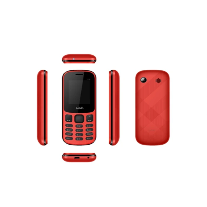 Lava E10 Dual SIM 1.8-inch Mobile phone 2G LTE Red