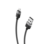 Oraimo OCD-L72 SolidLine 1Meter 2A Fast Lightning iPhone Cable - Black