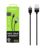 Oraimo OCD-L72 SolidLine 1Meter 2A Fast Lightning iPhone Cable - Black