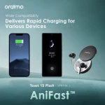 Oraimo Toast 15 Flash OPB-1100 Fast Charging Power Bank 10,000mAh 15W – Black