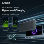 Oraimo OPB-1200 Traveler 15 Flash 20000mAh 15W Power Bank - Black