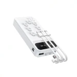Remax RPP-297 Lefen Series 2.1A Cabled 20000 mAh Power bank with suction Cups - White