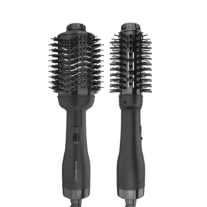 RUSHBRUSH V2 PRO Air Styler Hair Straightener Brush Volumizer 1300W Black