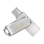 SanDisk 128GB Ultra Dual USB-C Flash Drive USB 3.1 Gen 1 Silver - SDDDC4-128G-G46