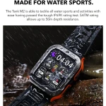 KOSPET Rugged Tank M2 Smart watch 1.85-inch 70 sport Modes Orange - KTM22212005OE