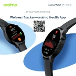 Oraimo Smart Watch ER OSW-42 1.43" AMOLED Waterproof IP68 Rating - Black