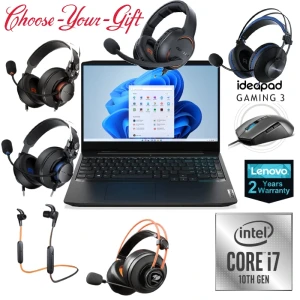 Lenovo IdeaPad Gaming 3 15IMH05 Gaming Laptop Intel Ci7 10750H 16GB 1TB + 256GB SSD 15.6-inch 120Hz GTX 1650Ti 4GB M100 RGB Mouse  2Years Warranty
