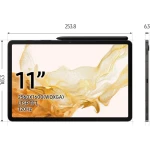 Samsung Galaxy Tab S8, 5G, 128GB, 8GB RAM, 11.0" - Graphite Grey Tablet