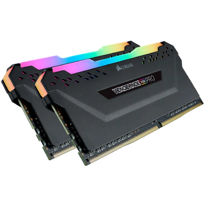 Corsair VENGEANCE® RGB PRO 32GB (2 x 16GB) DDR4 DRAM 3600MHz C18 Memory Kit — Black