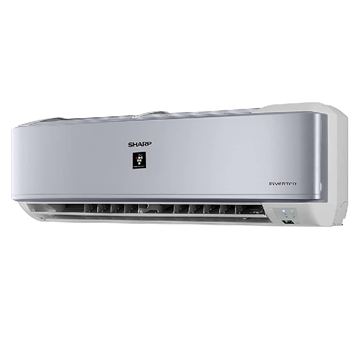 SHARP Split Air Conditioner 1.5HP Cool - Heat Inverter Digital With Plasmacluster Silver  AY-XP12UHE
