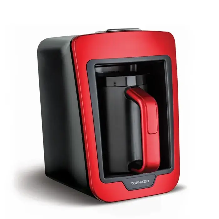 TORNADO TCME-100 RG Automatic Turkish Coffee Maker 330ml  Red x Black