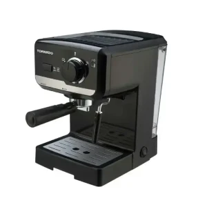 TORNADO Manual Espresso Coffee Machine 15 Bar 1.25 Liter 960 1140 Watt  Black  TCM-11415-B