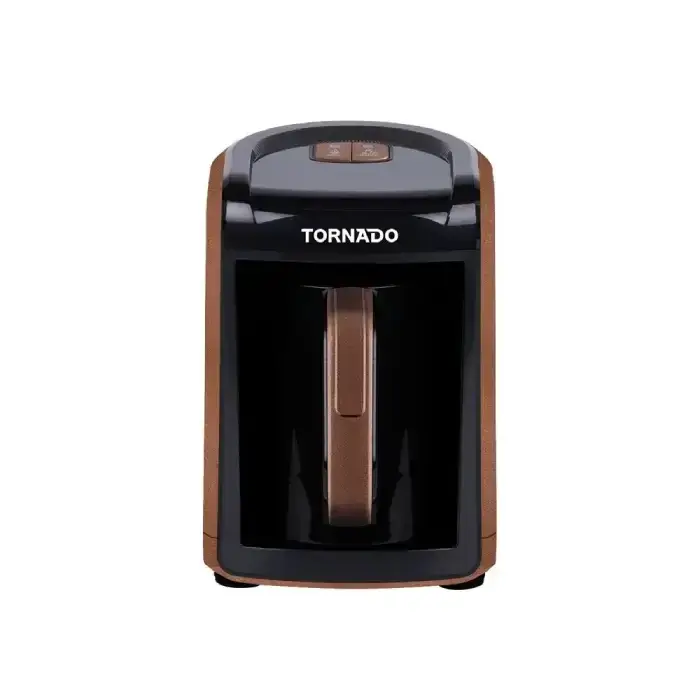TORNADO Automatic Turkish Coffee With Milk Maker 280ml 535 Watt Brown TCME-100-MILK