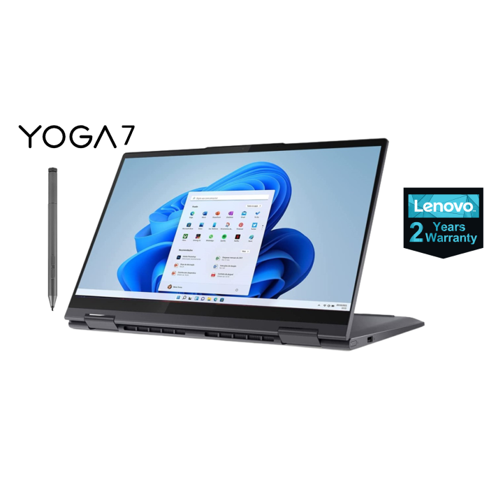 Lenovo Yoga 7 14IAL7 2-in-1 Laptop Intel Ci7-1255U 16GB RAM 1TB SSD 14-inch 2.2K Touch Intel Graphics Win11 2 Years Warranty Storm Grey