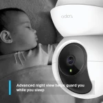 TP-LINK TC70 smart Home Security Wi-Fi pan and tilt camera 1080 p  360-degree With Light and Audio - White