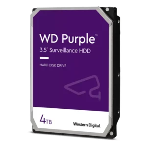هارد داخلي ويسترن ديجيتال 4 تيرابايت WD Purple - ساتا 6 جيجابايت/ثانية، ذاكرة كاش 256 ميجا -  WD43PURZ