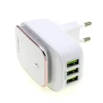 LDNIO A3305  3 USB Ports Charger LED Adapter And Type C Cable